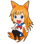 Firefox-chan Chibi - FIREFOX-CHAN CHIBI 8-BIT