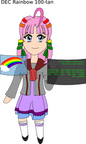 DEC Rainbow 100-tan concept chibi - rainbowconcept